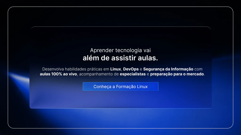 Conheça a Formação Linux